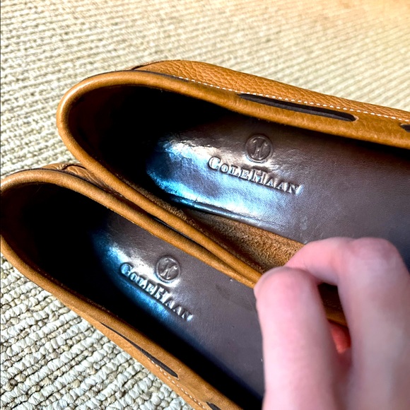 COLE HAAN Brown Leather Loafers, Size 9.5 — GUC - Picture 6 of 9